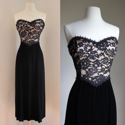 vintage jessica mcclintock gunne sax dress lace velvet maxi corset dress