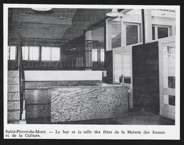 1970 -- Saint Pierre Du Mont. Youth House Of Culture. 3U814