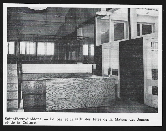 1970 -- Saint Pierre Du Mont. Youth House Of Culture. 3U814