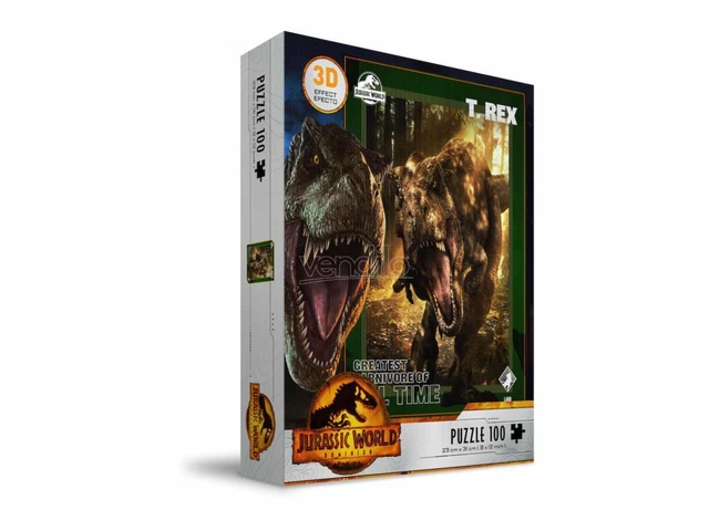 JURASSIC WORLD T-REX Poster 3D Eff Puzzl Puzzle Sd Toys EUR 21,64 ...