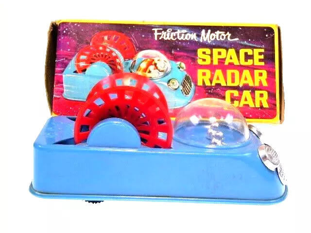 GSR ROBOT "SPACE RADAR CAR" HONG KONG, 14cm, FRICTION OK, LIKE NEU/NEWnBOX