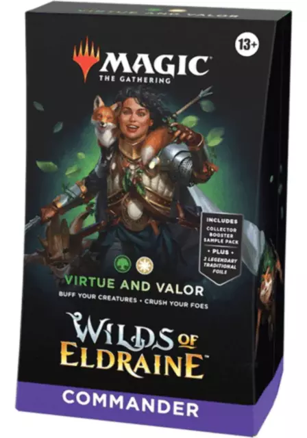 Magic the Gathering : Wilds of Eldraine Commander Deck Virtue and Valor