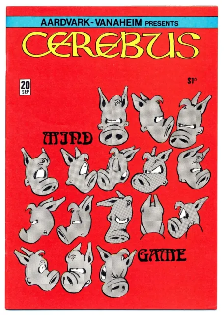 CEREBUS #20 F, The, Aardvark-Vanaheim, Dave Sim, Comics 1980