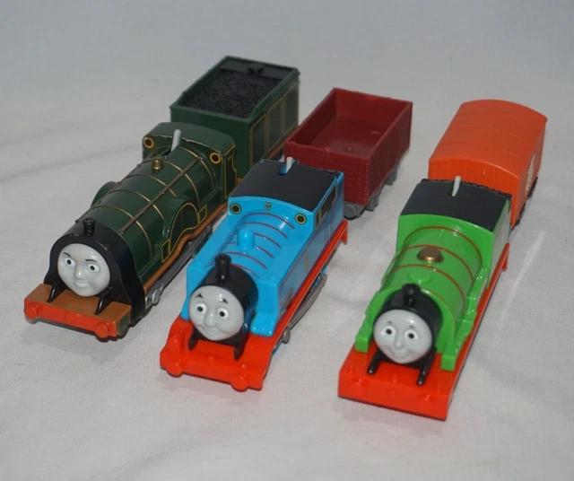 Thomas and Friends Trackmaster THOMAS PERCY EMILY Motorized Battery Powered Set