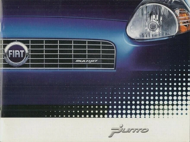 Brochure Fiat Grande Punto 2005 + Fiche Technique - 26+8 Pages, Occasion Très Bon état