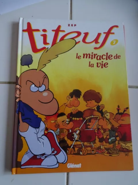 Bd Zep Titeuf N°7 Miracle De La Vie Glenat