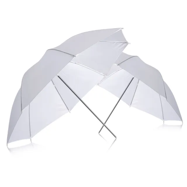 Neewer 2 Packs 83cm Photography Studio Flash Translucent White soft Umbrella