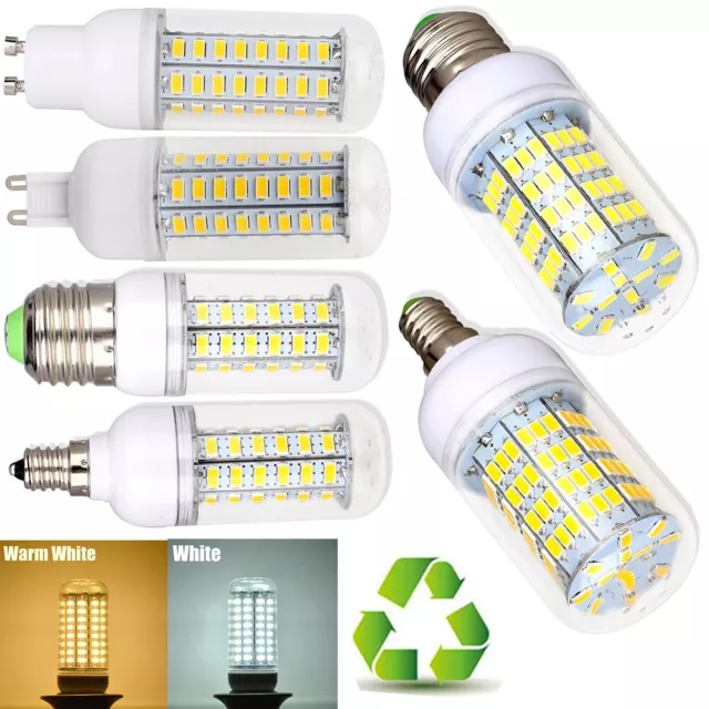 3-15W LED Leuchtmittel Mais Birne Strahler Lampe Glühbirnen E27/E14/B22/G9/GU10