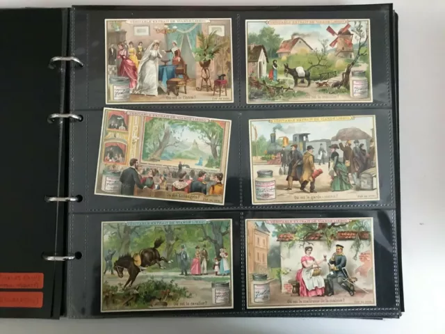 trade cards Liebig puzzles ( hidden objects ) XIII 1892 full set S348