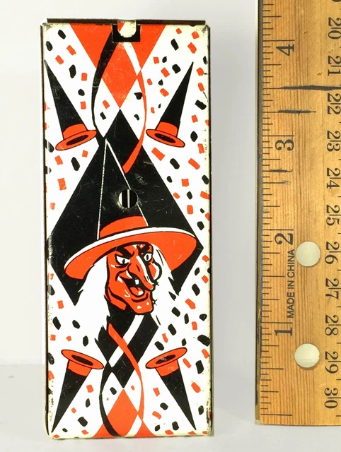 Vintage Halloween Rachet Noise Maker w/ Witch & Jack O Lantern By U.S. Toy Mfg. Vintage Halloween Rachet Noise Maker w/ Witch & Jack O Lantern By U.S. Toy Mfg.