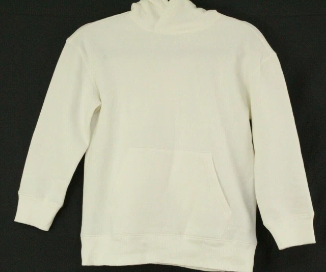 LINK Boys Girls Size Medium (10Y) Pullover Hoodie Sweatshirt Color White NWOT