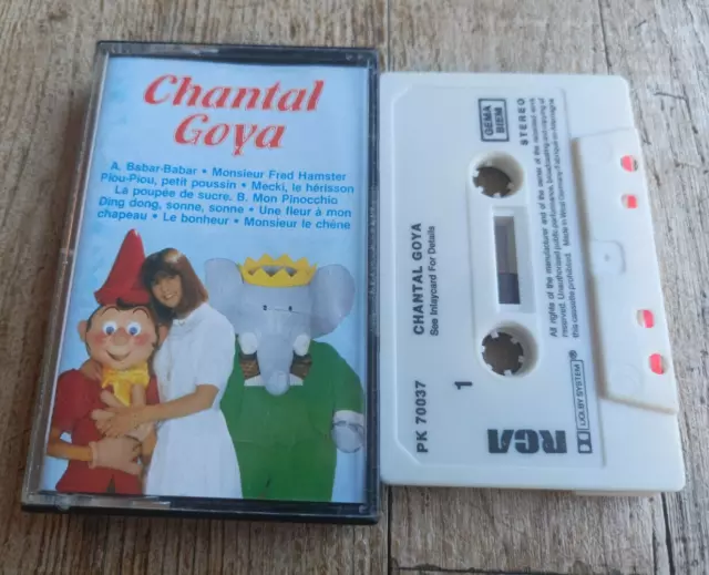 Chantal Goya Babar Cassette Audio Tape K7 Mc