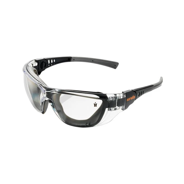 Scruffs - Occhiali di sicurezza Falcon - Nero