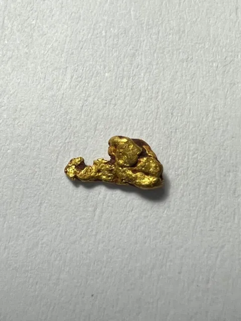 Australian Natural Gold Nugget Specimen - 0.127 grams