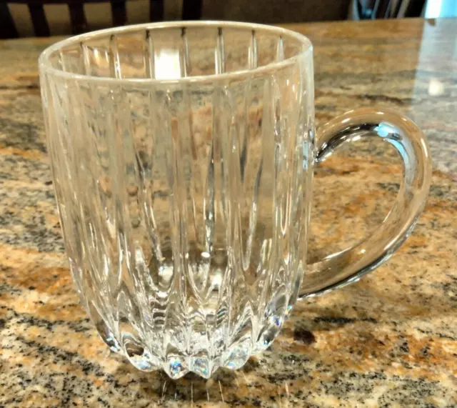 MIKASA Crystal Park Lane Crystal Coffee Mug 4"