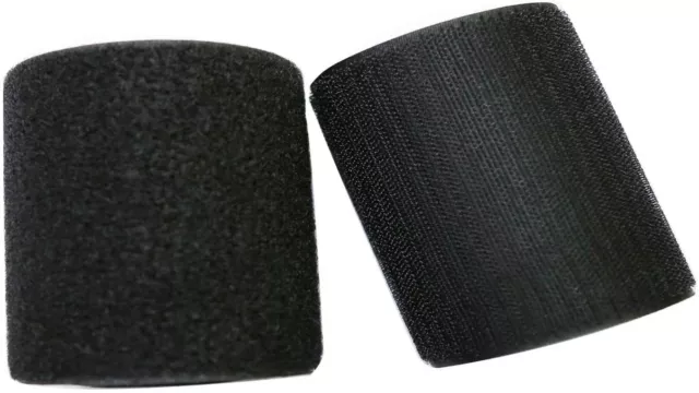 Velcro® Brand 2 Wide MIL-SPEC Black Hook and Loop Set - SEW-ON TYPE - 1  YARD