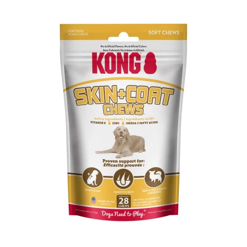 Kong Pelle & Cappotto Morbido da Masticare Cane Snack 1 Ogni / 28Pc