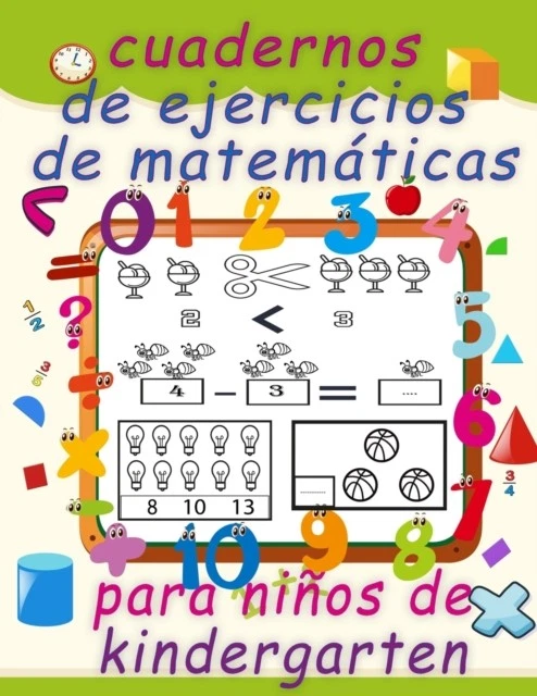 NEZ - CUADERNOS de ejercicios de matemticas para nios de kindergarte ...