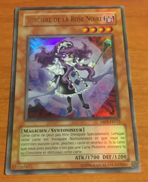 Carte Yu Gi Oh ! " Sorciére de la Rose Noire " ABPF-FR012 (Ultra Rare) NEUVE