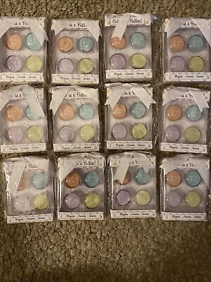 Enorme lote lindos imanes de baby shower Kate Aspen con botones 12 cajas