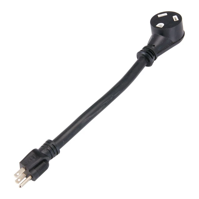 HAUL-MASTER 30 Amp Female to 15 Amp Male RV Pigtail Power Adapter 69283