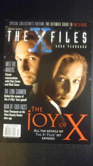 Cinescape Presents The X-Files Yearbook 2000 Gillian Anderson David Duchovny NM