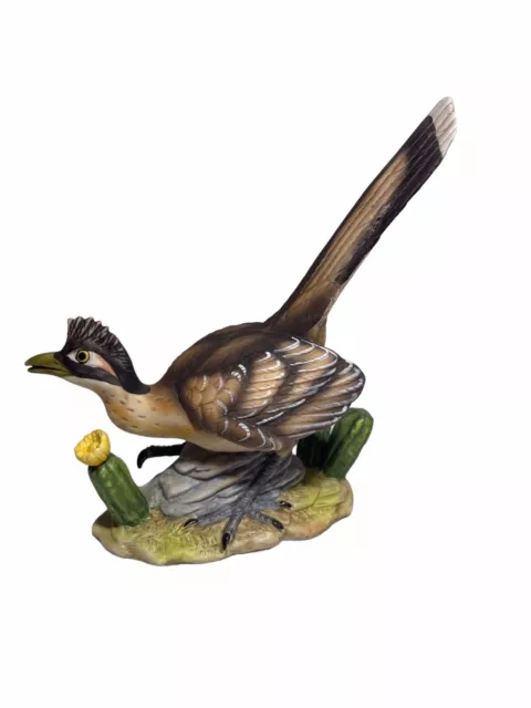 Vintage Lefton china Hand Painted Road Runner Porcelain Figurine 1986