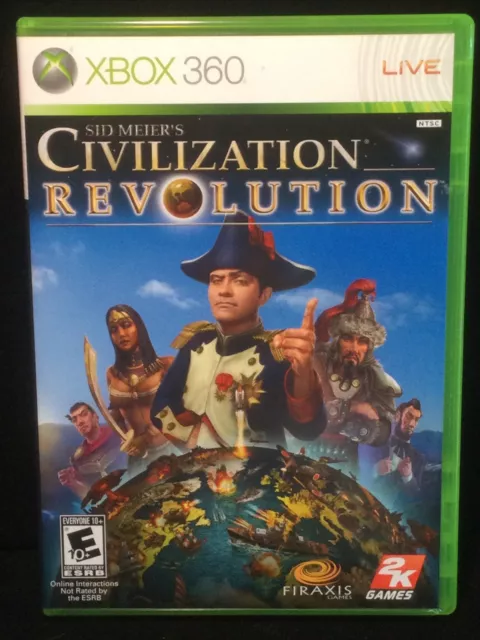 Xbox 360 : Sid Meiers Civilization Revolution VideoGames No Manual