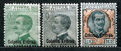93/95 Nuovi Integri ** Centrati Colonie 1925 Eritrea n 