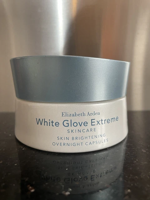 Elizabeth Arden Guante Blanco Extremo Para Brillar la Piel Durante la Noche cápsulas 25 izquierda.
