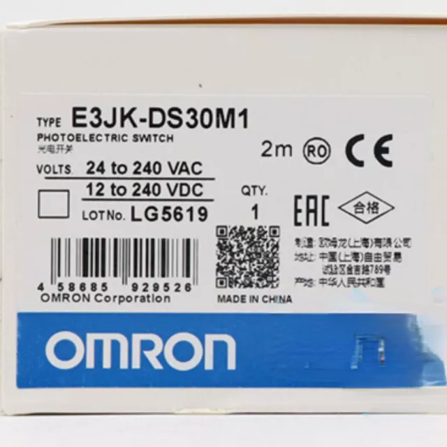 1 Pack Brand New Omron E3JK-DS30M1 Photoelectric Switch E3JKDS30M1 #