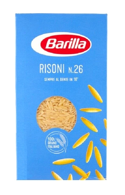 Nudeln Pasta Barilla Risoni N.26 500 g Barilla Italiens meistverkaufte Nudeln...