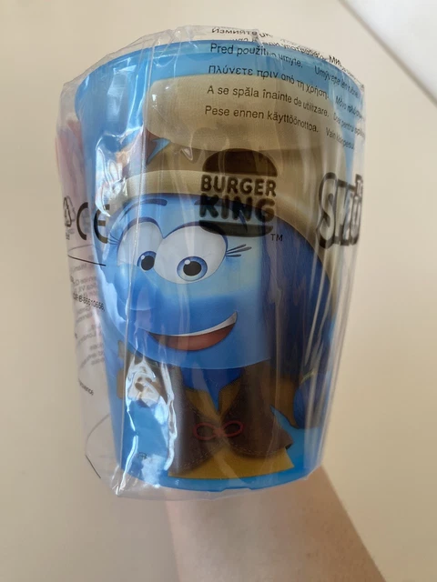 PUFFI THE SMURFS n.12 PEYO BURGER KING 2022 BICCHIERE