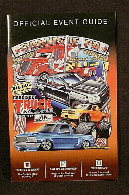 2021 Carlisle  Truck Nationals Official Program /  Event Guide - Original