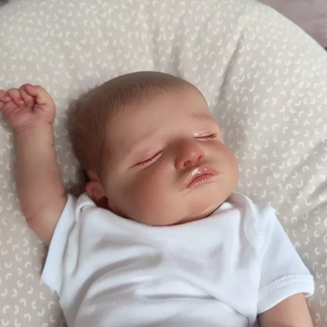 48cm Lifelike Reborn Baby Doll Cloth Body Newborn Baby Toy Kids Birthday Gift