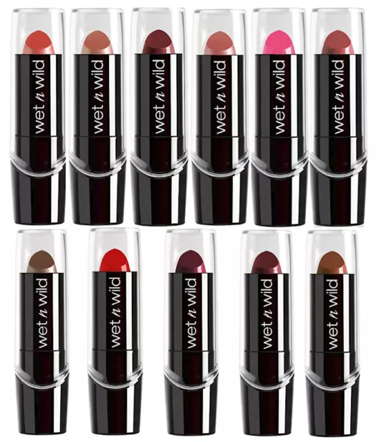 Lipstick with wet and wild silk finish, choose your color and look beautiful