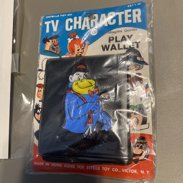 RARE MAGILLA GORILLA Anthropomorphic Play Wallet HannaBarbera Estelle