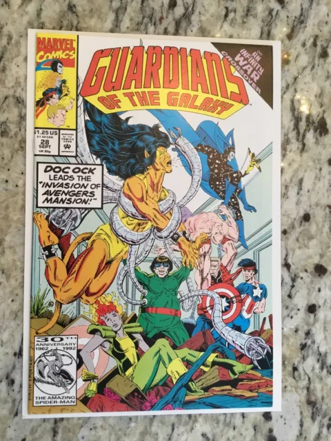 1992 Guardians of the Galaxy #28 NM+ 9.6 Or Better L@@K Infinity War Crossover!