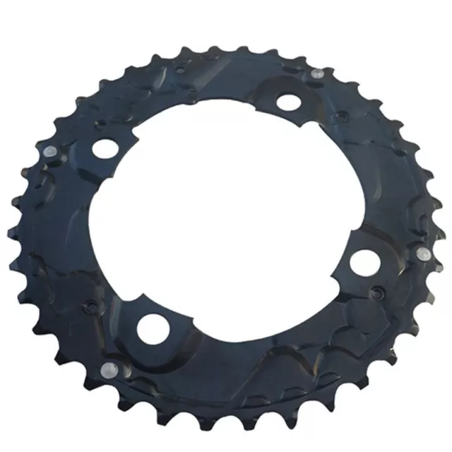 Bicycle Chainring Cycling Outdoor Tool 38T 4 Holes BCD104mm Steel Black