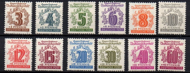 Alliierte Bes. Sow. Zone Sachsen postfr.(1x m. Falz) s. Scan