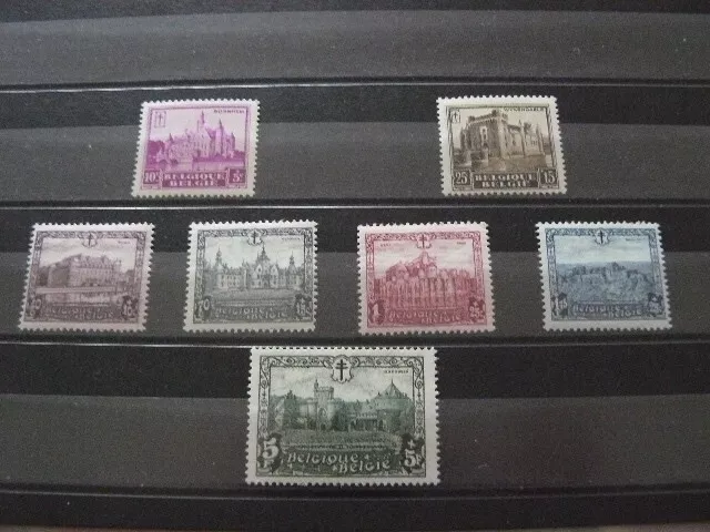 Belgique Timbres Poste Cob N° 308 / 314 Neufs** Sans Charniere Rare En Luxe