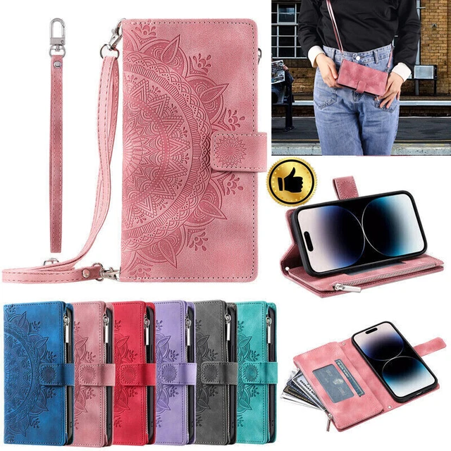 Pour Xiaomi Redmi 9A 10C Note 11 10 9 8 Pro 7 Housse Etui portefeuille en cuir