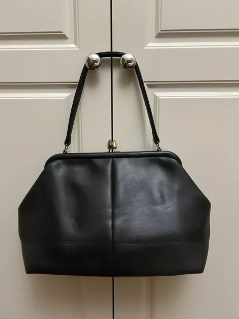Vintage Ladies 50s 60s Handbag Black