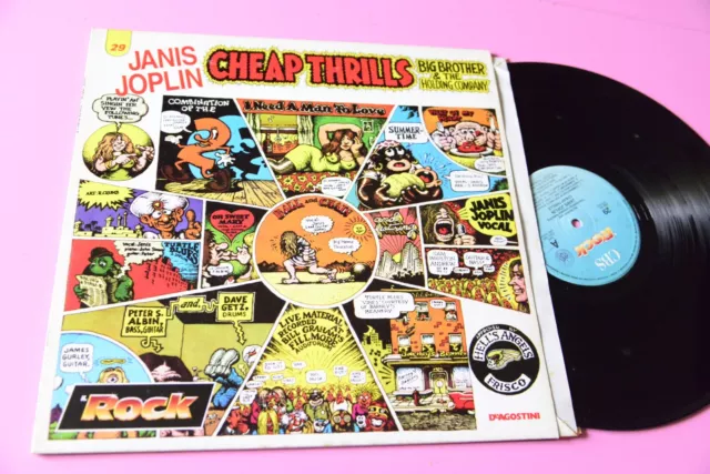 Janis Joplin Lp Cheap Thrills Deagostini Ex 1989 Only Italy With This Sleeve