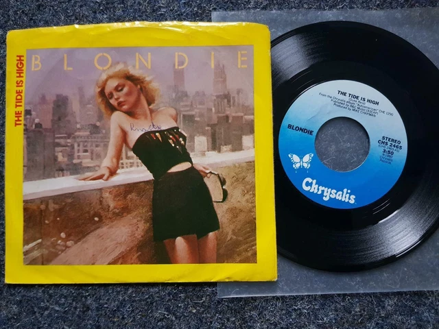 BLONDIE THE Tide Is High 7 Single US DIFFERENT COVER EUR 16 99 