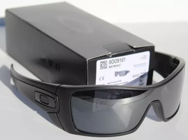 OAKLEY Batwolf POLARIZED Sunglasses Matte Black Ink/Black Iridium NEW OO9101-35