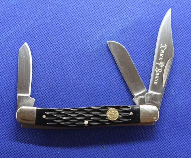 Tree Brand Boker 8388 3 Blade Stockman Folding Pocket Knife