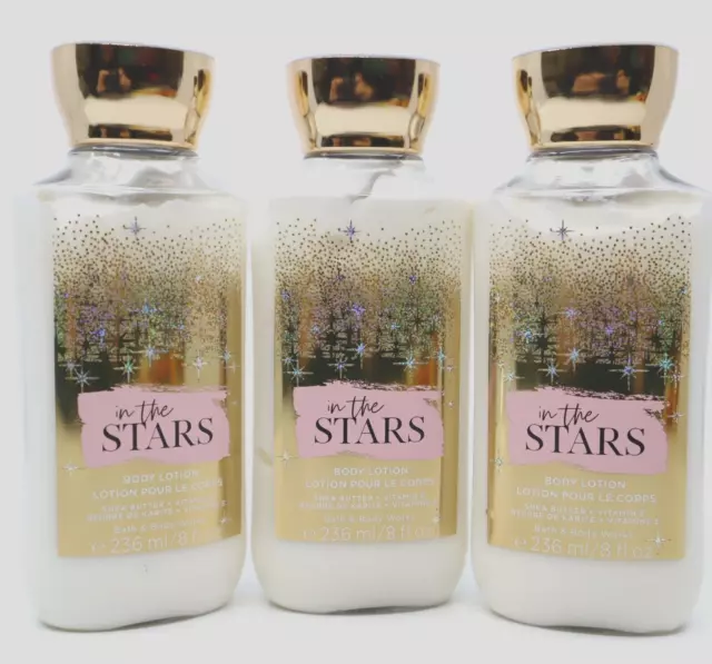 Bath & Body Works In The Stars Body Lotion 8oz for Women - 3 pack- NEW