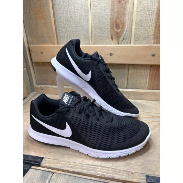 11W Nike Women Flex Experience RN 6 White Black Running Shoes Sneakers NEW