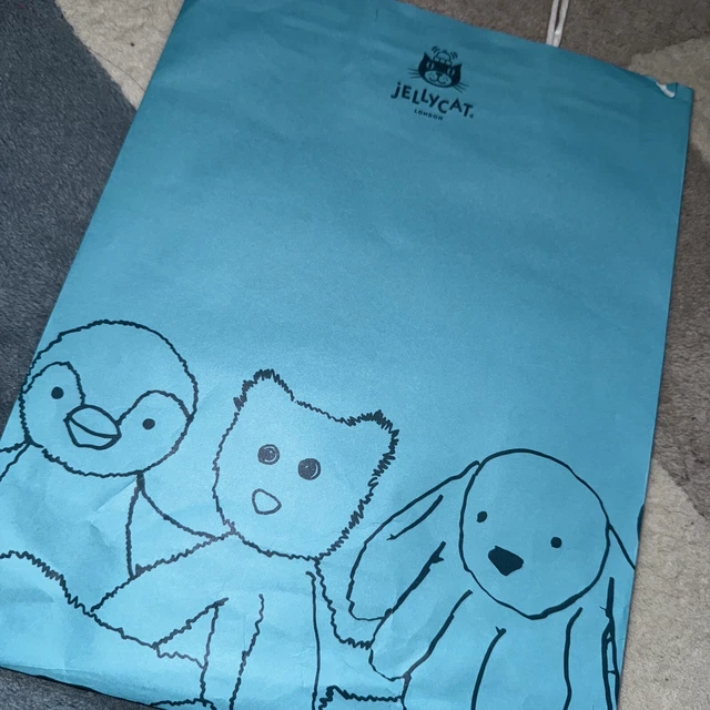 JELLYCAT PAPER BAG 10x13" gift bag £4.00 PicClick UK